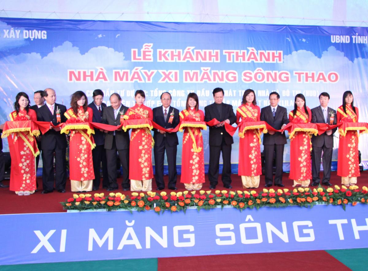 Khánh thành Nhà máy Xi măng Sông Thao