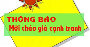 Thông báo mời chào giá cạnh tranh dịch vụ sửa chữa phần công nghệ